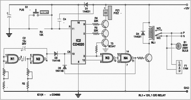 Anti sleep alarm ckt dgm